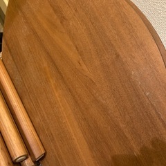 IKEA テーブル　木　２つの画像