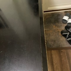 【値段交渉OK】ブラックデスクの画像
