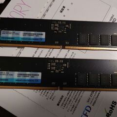 DDR5メモリ16GBx2(32GB) DDR5-5200の画像