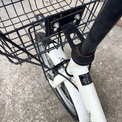 折りたたみ自転車 20インチ Three Stone ホワイトの画像