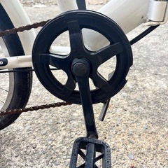 折りたたみ自転車 20インチ Three Stone ホワイトの画像
