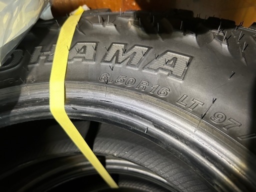 ジムニー　タイヤ　ヨコハマ ジオランダー MT 6.50R16 2019年製　4本セット