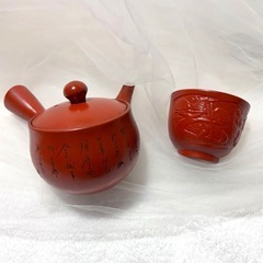 萬古焼 茶道具セットの画像