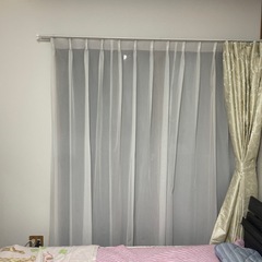 【お値下げしました】レースカーテンの画像