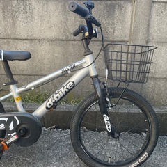 【引き取り・手渡しのみ　東京】中古 18型 幼児用自転車 D-Bikeの画像