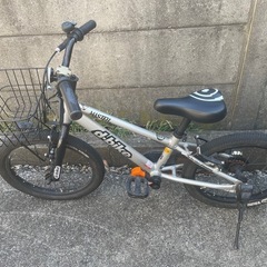 【引き取り・手渡しのみ　東京】中古 18型 幼児用自転車 D-Bikeの画像