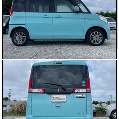 《自社ローン対応⭕️》［沖縄県］【スズキ スペーシア X】現金販売から自社ローンまで幅広い購入方法で対応❗️審査通過率98%、ブラックOK、格安中古車販売店【オーシャンデザイン】✨ナビ✨の画像