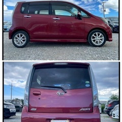 《自社ローン対応⭕️》［沖縄県］【ダイハツ ムーヴ カスタム X SA】現金販売から自社ローンまで幅広い購入方法で対応❗️審査通過率98%、ブラックOK、格安中古車販売店【オーシャンデザイン】✨ナビ✨の画像