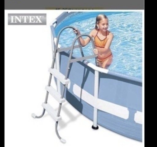 INTEXプール用階段