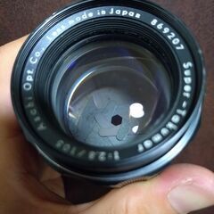 超希少　最初期型　チタンカラー Super-Takumar 105mm F2.8　分解清掃済の画像