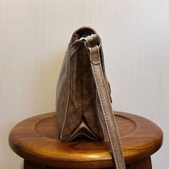 CELINE ベージュ モノグラム ショルダーバッグの画像