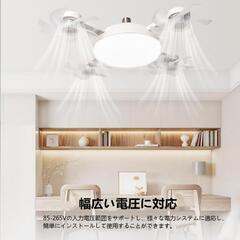 【新品】ドローンファンライト ファン 4 基 + 照明一体型 脱衣所の画像