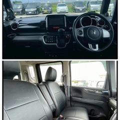 《自社ローン対応⭕️》［沖縄県］【ホンダ N-BOXカスタム G・Lパッケージ】現金販売から自社ローンまで幅広い購入方法で対応❗️審査通過率98%、ブラックOK、格安中古車販売店【オーシャンデザイン】✨ナビ✨の画像