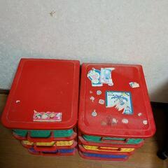 ３段式おもちゃ収納２個セットの画像