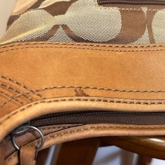 COACH ショルダーバッグ ベージュ の画像