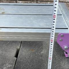 作業にキャンプに！　アルインコ　アルミ足場台２段　小サイズ版　足場幅は約68cm の画像