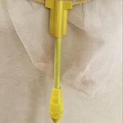 伸縮虫取り網と魚とり網のセットの画像