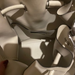 ZARA ハンドバッグ　底のマチ25cm×18cmの画像