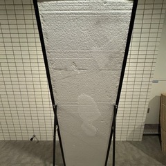 ブラック　姿鏡　全身鏡　美品の画像
