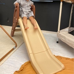 折り畳み滑り台　遊具の画像