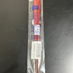 子供用箸　赤【新品未開封】の画像