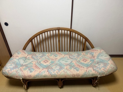 籐、ベンチソファ