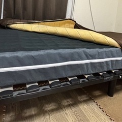 ニトリ シングルベッド フレーム マットレスの画像