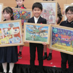 千葉県の絵画教室アトリエこうたきジュニアです👦👧 🌈ただいま新規受講生大募集‼️✏️絵画コンクールならお任せください！初めての方も基礎から指導しますので思いっきり絵画制作を楽しみましょう！🎨🖌️秋の体験会開催！🍂詳しくはアトリエこうたきホームページへ💻🍄🌅の画像