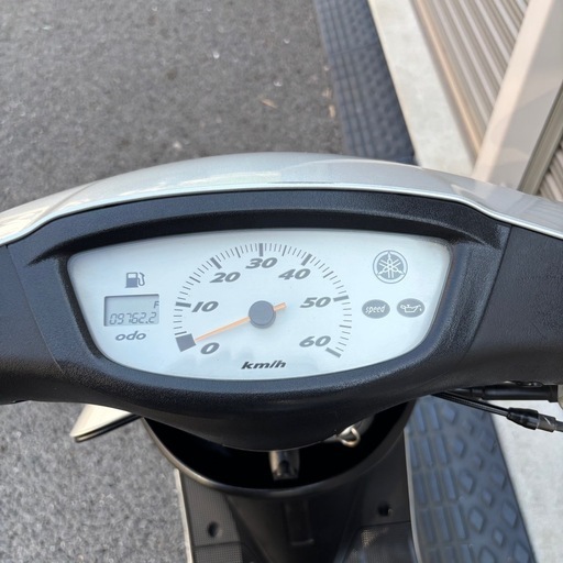 4223.低走行、軽整備　ジョグ　バッテリー、シート新品　サイスタ付属　ライトLED 千葉県柏市　即日配送、自走引き取りも可能