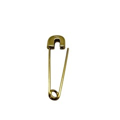 S925 ピアス　ピン　1個　金色　ゴールドの画像