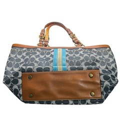 美品✨COACH コーチ シグネチャー トートバッグ レザー レディースの画像