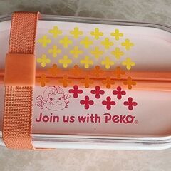 未使用ペコちゃん■お弁当箱　ランチボックスの画像