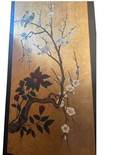 和風 蒔絵風 ジュエリーシェルフ ビロード張り 6段棚 ディスプレイ 店内什器