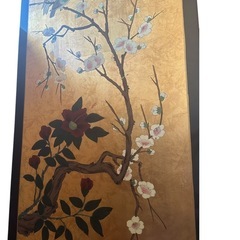 和風 蒔絵風 ジュエリーシェルフ ビロード張り 6段棚 ディスプレイ 店内什器の画像