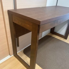 アールデザインデスク　アルダー天然木 R Deskの画像