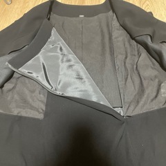 レディース ワンピース 黒 フォーマル 17号の画像