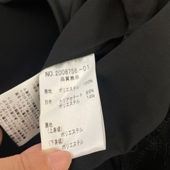 レディース ワンピース 黒 フォーマル 17号の画像