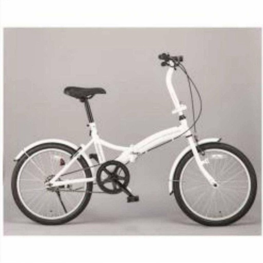 〈受け渡し予定者決定しました〉CAPTAIN STAG 折りたたみ自転車 YG-1061 20インチ ホワイト