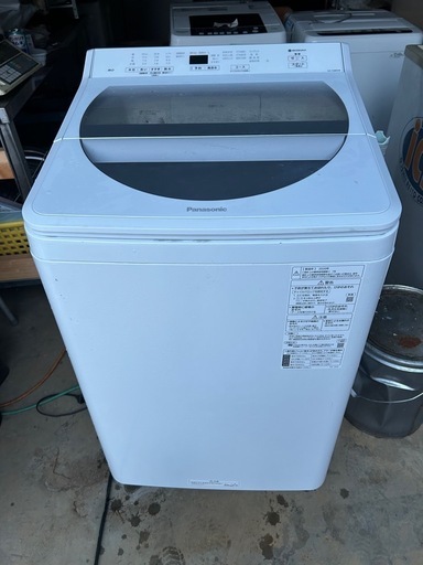 2020年製‼️Panasonic 全自動洗濯機 8kg NA-FA80H8／上開き／引き取り希望