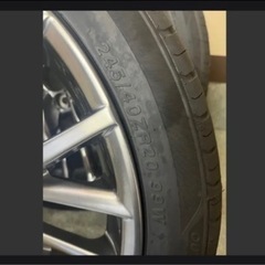 LEXUS20インチアルミタイヤsetの画像