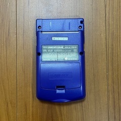 ゲームボーイカラーパープル本体の画像