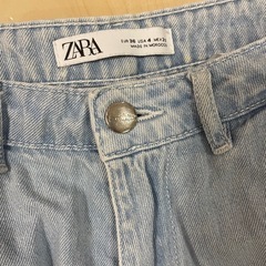 ZARA デニム　ジョガーの画像