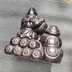 大黒恵比寿像　石膏像　高さ約28cmの画像