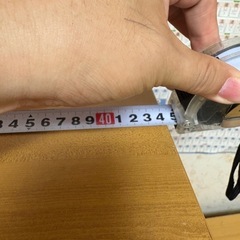 ナチュラルな木目調が魅力の3段シェルフの画像