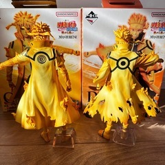 ナルト 一番くじ 繋がる思い C賞 うずまきナルト D賞 波風ミナト フィギュアの画像