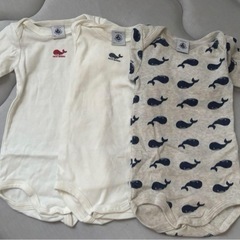 Petit Bateau プチバトー ベビー服5点セット 6mの画像