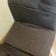 ソファベッド　ダークブラウンの画像