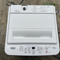 ヤマダセレクト　全自動洗濯機　５．０ｋｇ　アーバンホワイト　２０２１年製　ＹＷＭ－Ｔ５０Ｈ１の画像