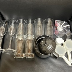 シャンパングラス　ビールグラス　キッチン雑貨　おまとめの画像