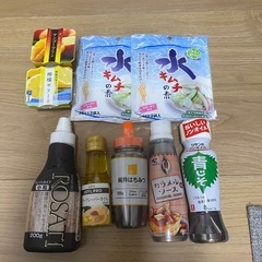 食料品　調味料　プリン　ゼリー